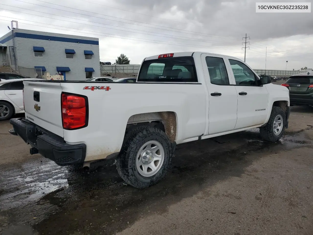 2016 Chevrolet Silverado K1500 VIN: 1GCVKNEC3GZ235238 Lot: 59007465