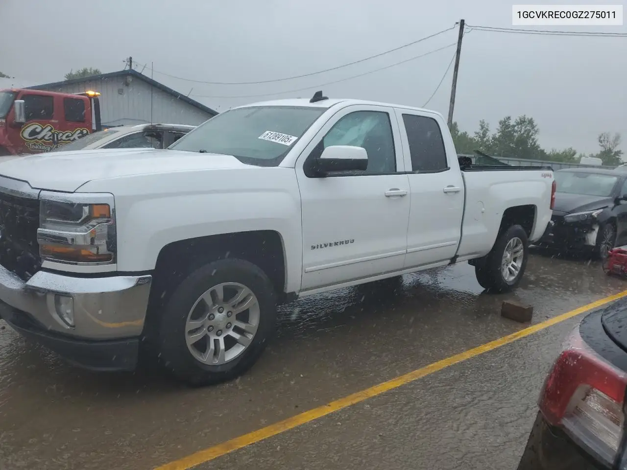 2016 Chevrolet Silverado K1500 Lt VIN: 1GCVKREC0GZ275011 Lot: 61289105