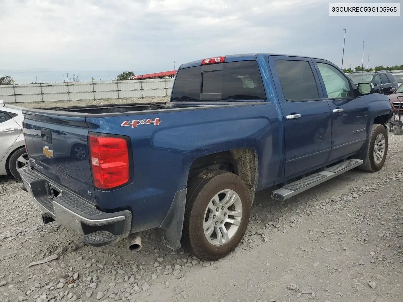 2016 Chevrolet Silverado K1500 Lt VIN: 3GCUKREC5GG105965 Lot: 62115375