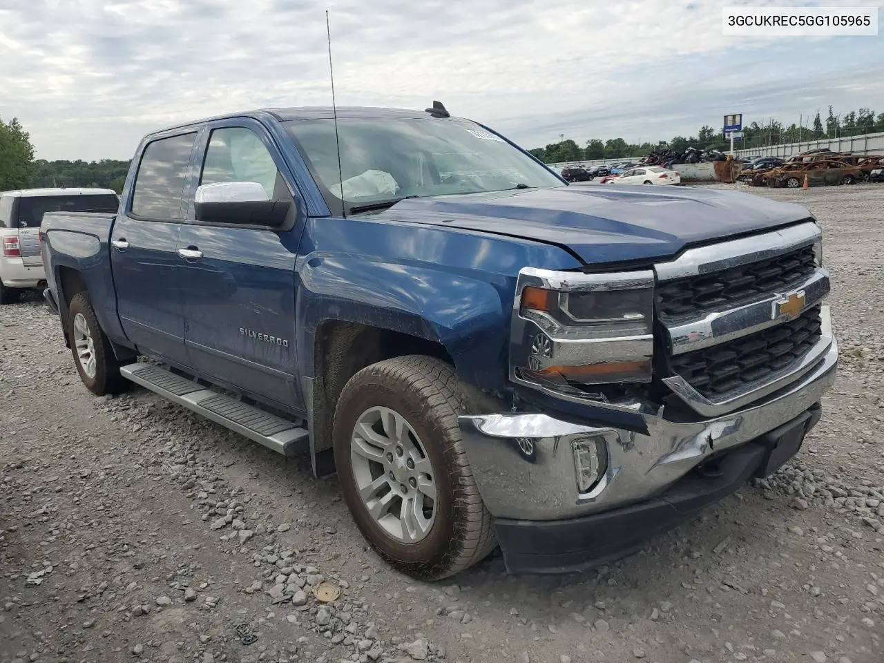 2016 Chevrolet Silverado K1500 Lt VIN: 3GCUKREC5GG105965 Lot: 62115375