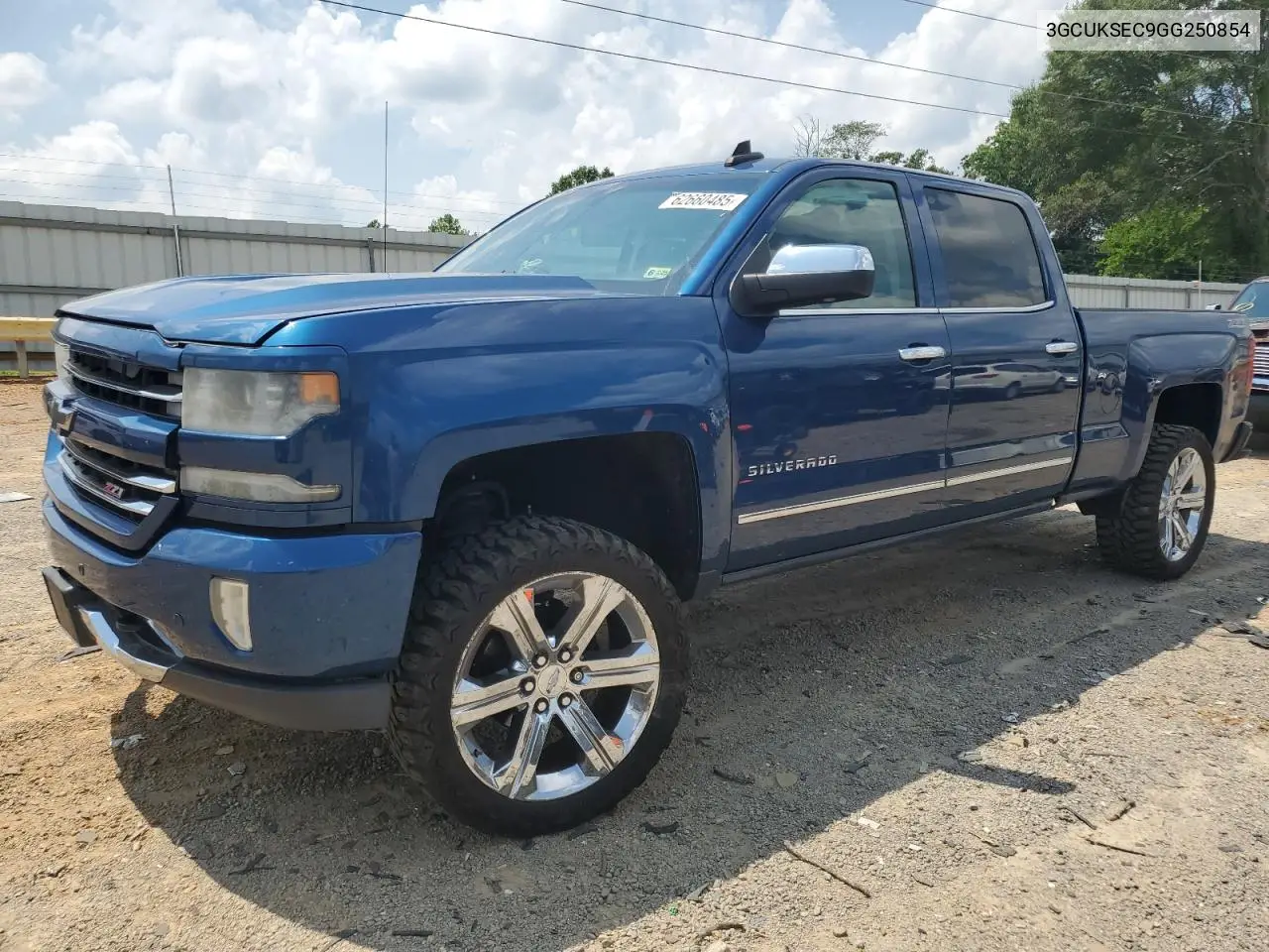 2016 Chevrolet Silverado K1500 Ltz VIN: 3GCUKSEC9GG250854 Lot: 62660485