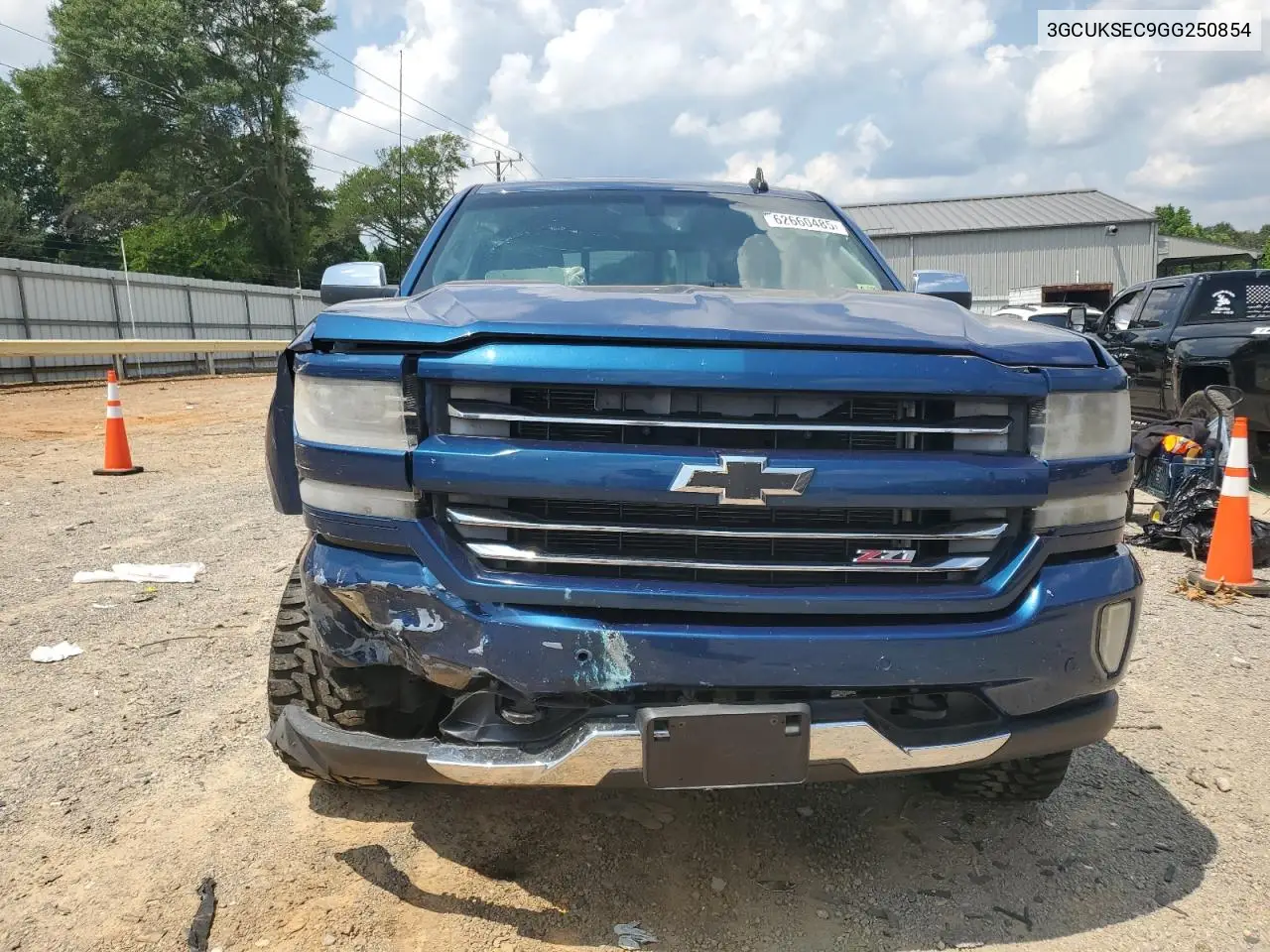 2016 Chevrolet Silverado K1500 Ltz VIN: 3GCUKSEC9GG250854 Lot: 62660485