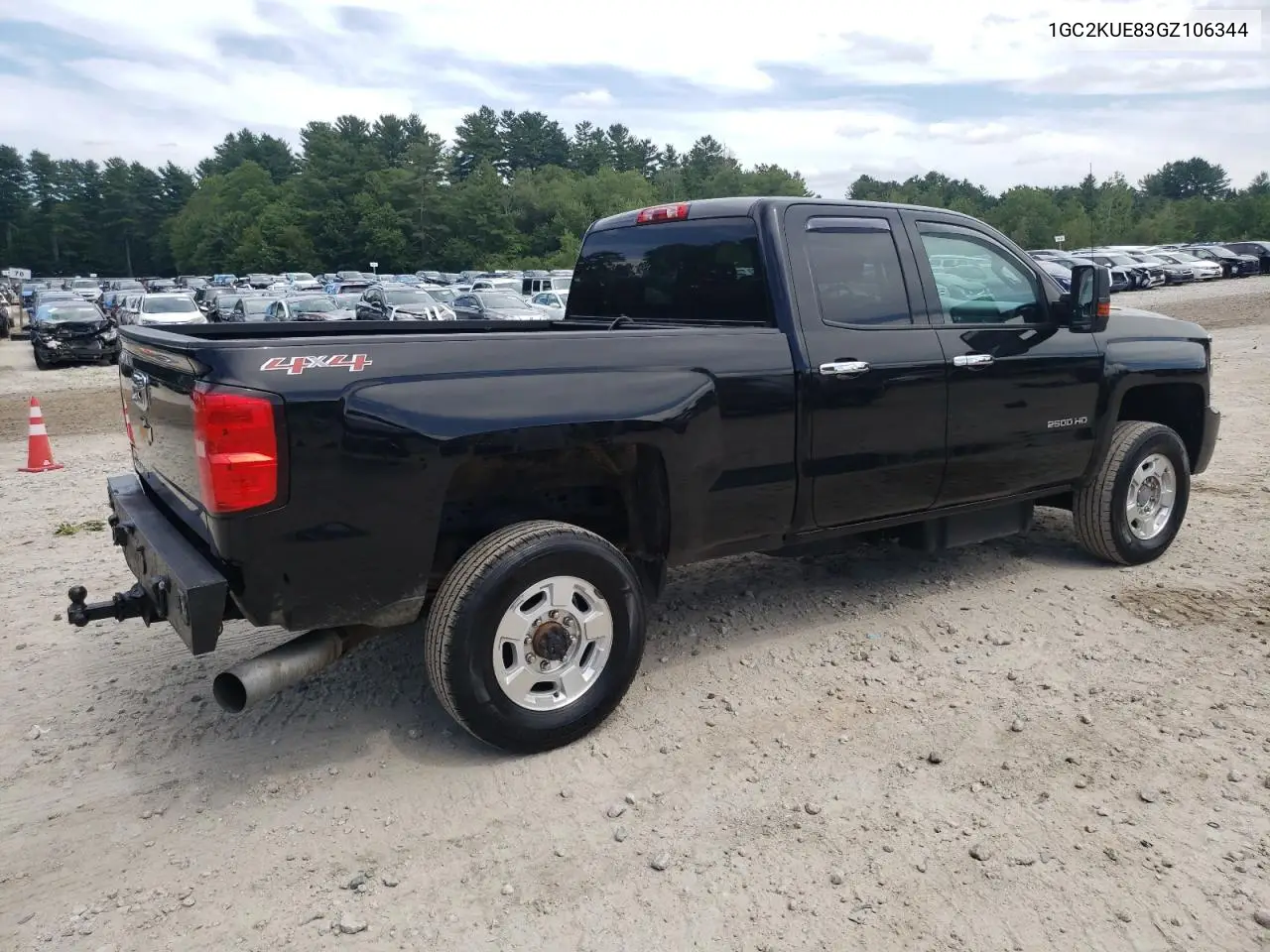 2016 Chevrolet Silverado K2500 Heavy Duty VIN: 1GC2KUE83GZ106344 Lot: 63069345