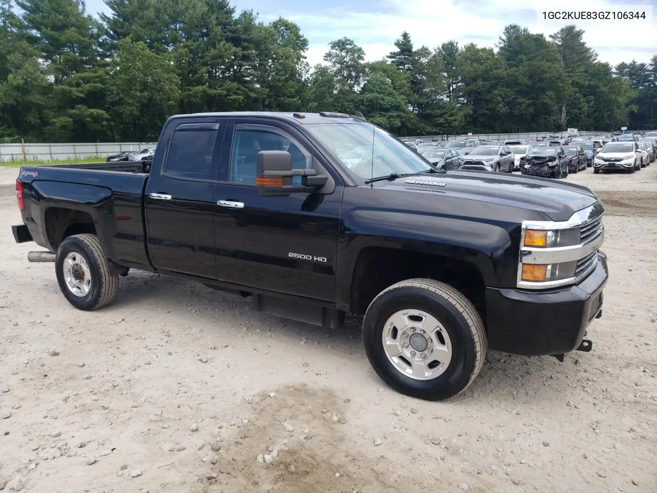 2016 Chevrolet Silverado K2500 Heavy Duty VIN: 1GC2KUE83GZ106344 Lot: 63069345