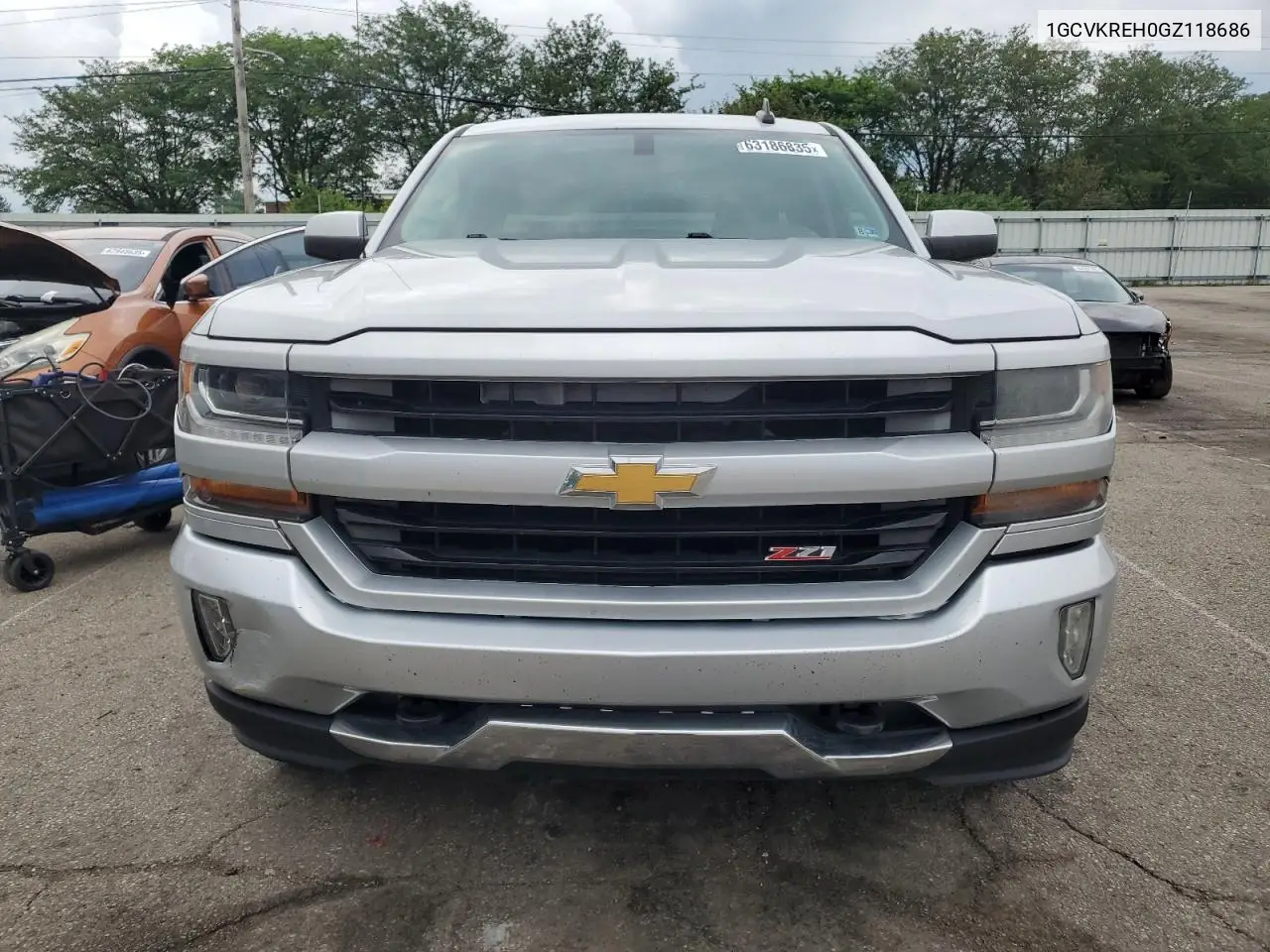 2016 Chevrolet Silverado K1500 Lt VIN: 1GCVKREH0GZ118686 Lot: 63186835