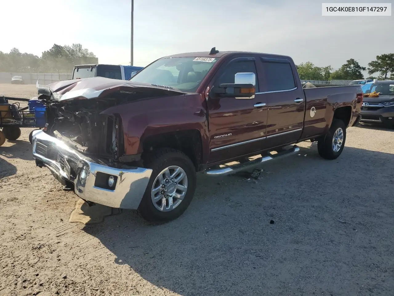 2016 Chevrolet Silverado K3500 Ltz VIN: 1GC4K0E81GF147297 Lot: 65158375