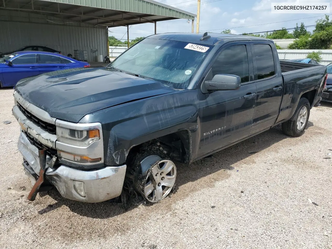 2017 Chevrolet Silverado C1500 Lt VIN: 1GCRCREC9HZ174257 Lot: 53943225