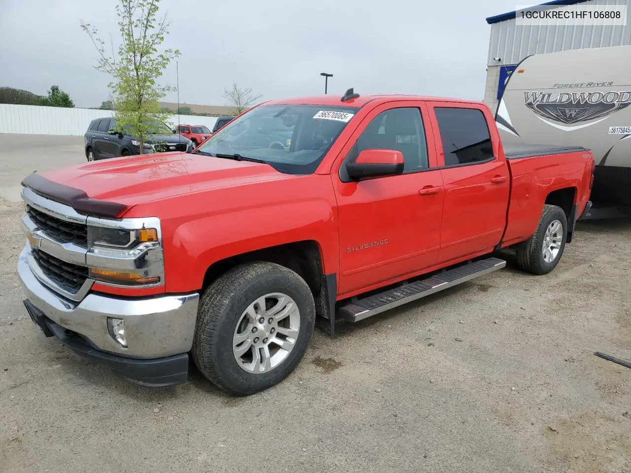 2017 Chevrolet Silverado K1500 Lt VIN: 1GCUKREC1HF106808 Lot: 56570085