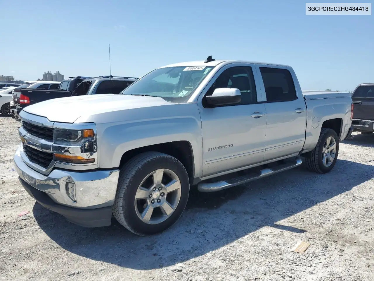 2017 Chevrolet Silverado C1500 Lt VIN: 3GCPCREC2HG484418 Lot: 56984345