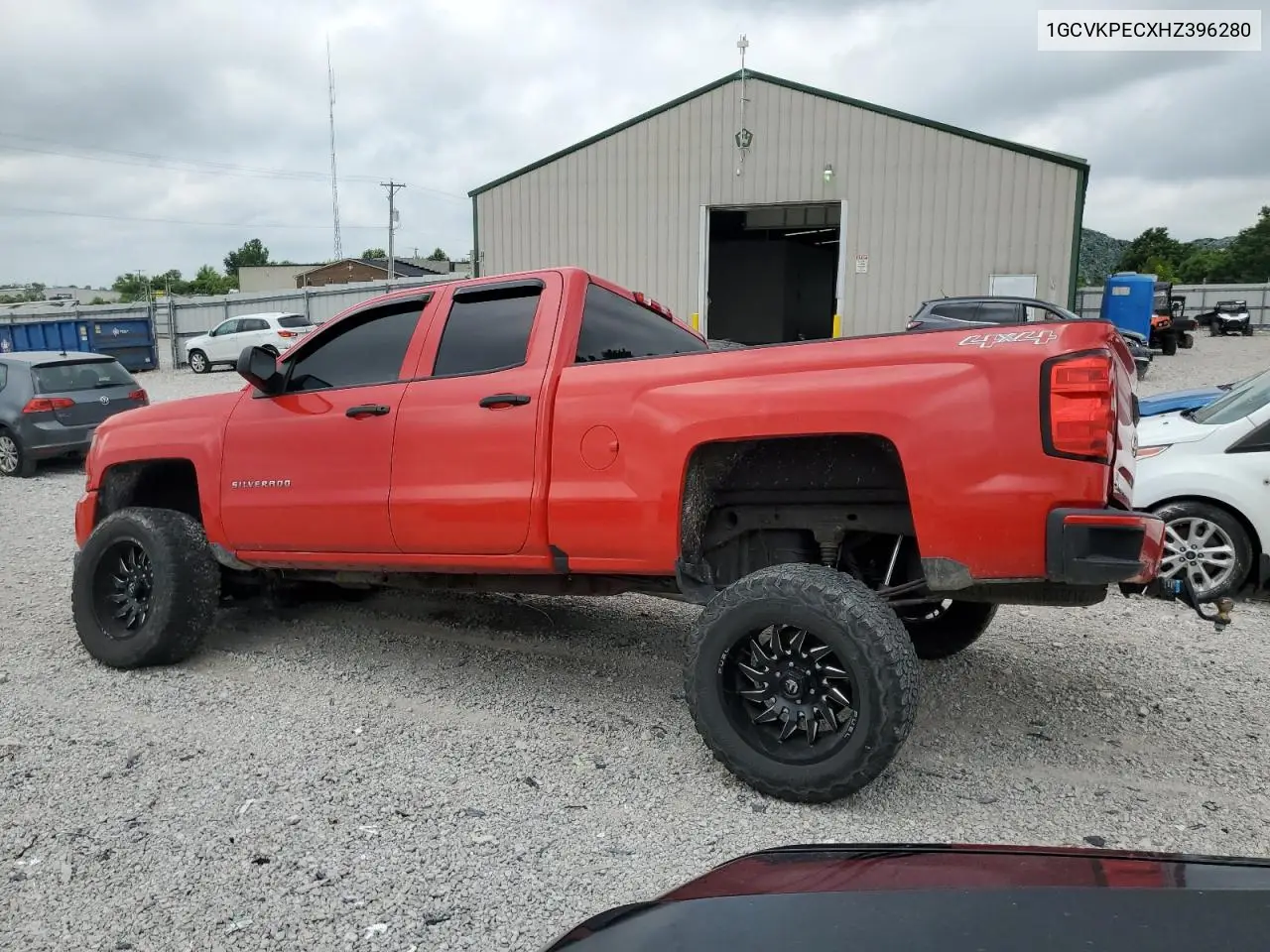 2017 Chevrolet Silverado K1500 Custom VIN: 1GCVKPECXHZ396280 Lot: 61763785