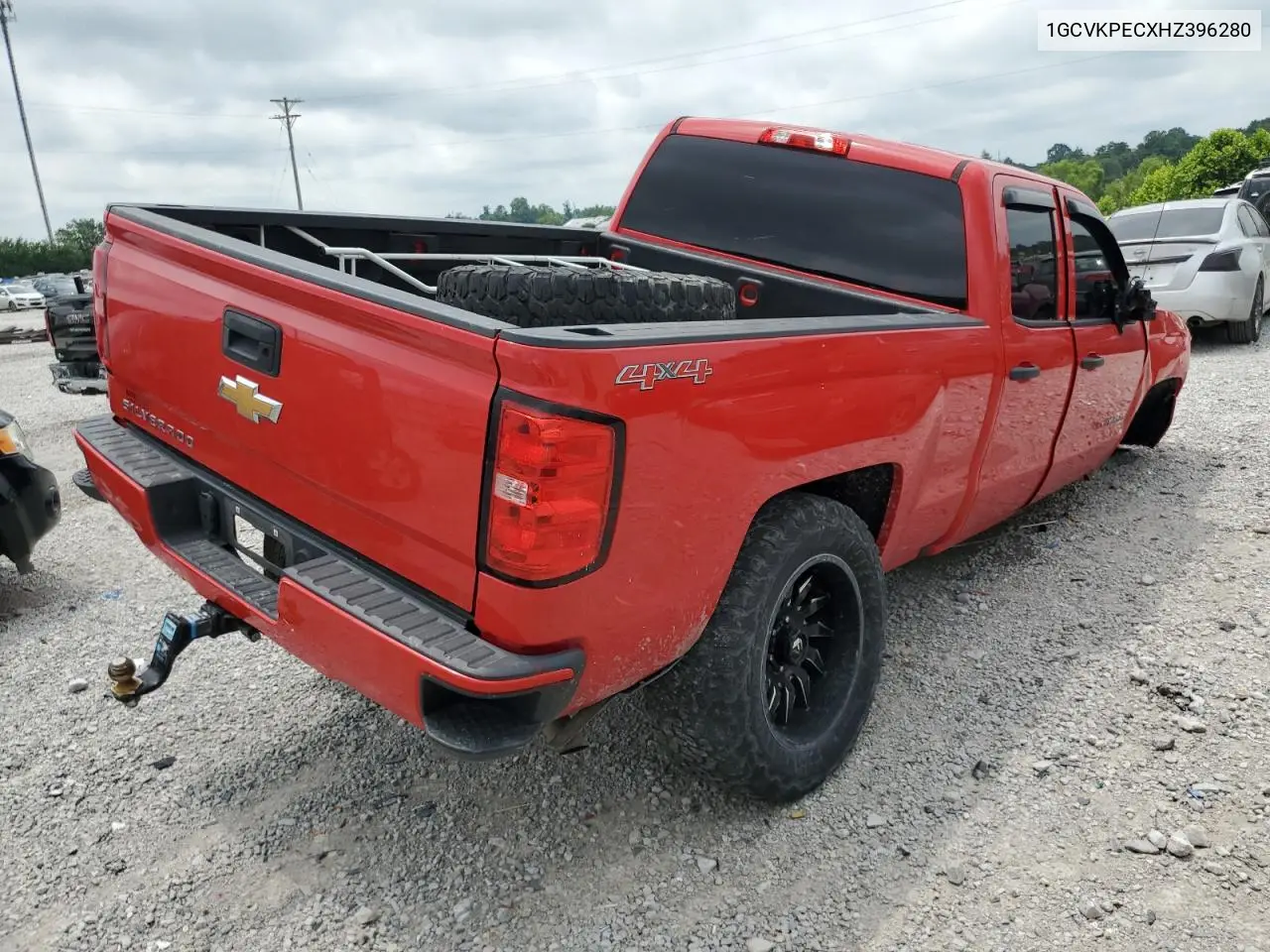 2017 Chevrolet Silverado K1500 Custom VIN: 1GCVKPECXHZ396280 Lot: 61763785