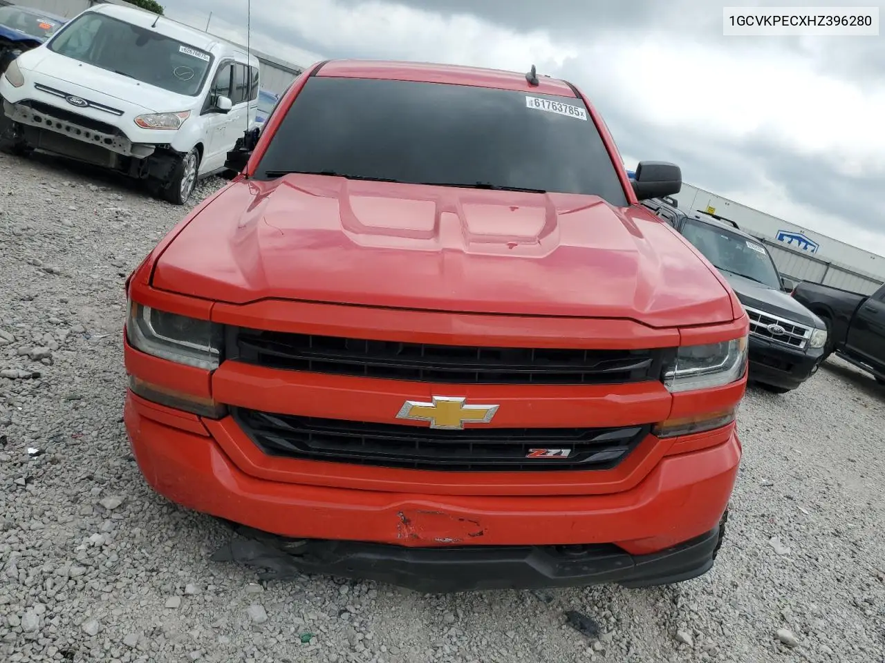 2017 Chevrolet Silverado K1500 Custom VIN: 1GCVKPECXHZ396280 Lot: 61763785
