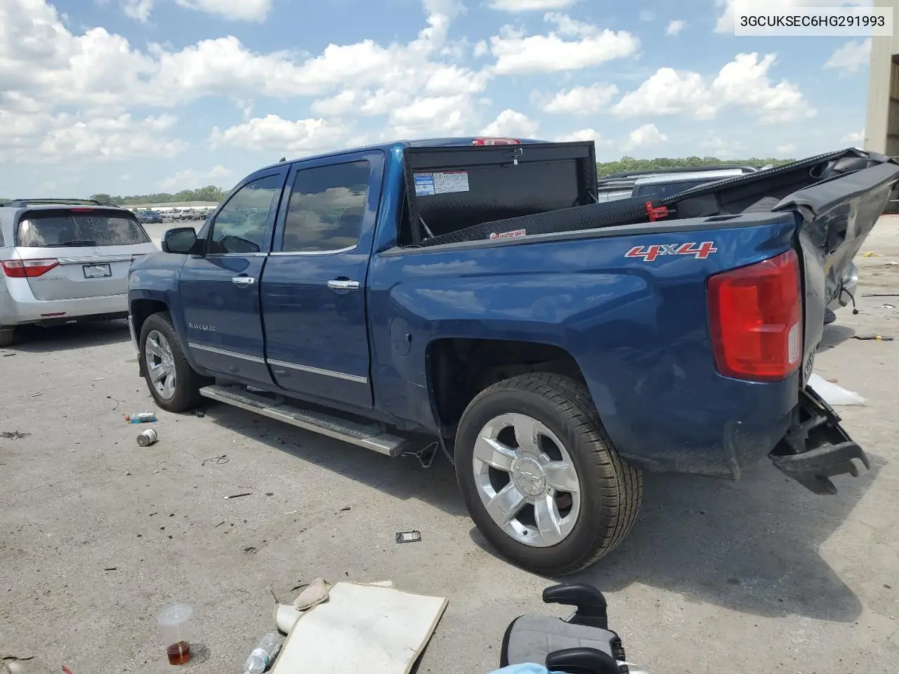 2017 Chevrolet Silverado K1500 Ltz VIN: 3GCUKSEC6HG291993 Lot: 62388385