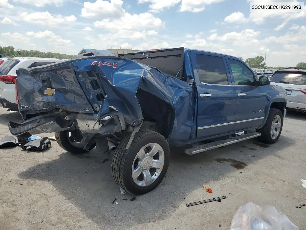 2017 Chevrolet Silverado K1500 Ltz VIN: 3GCUKSEC6HG291993 Lot: 62388385
