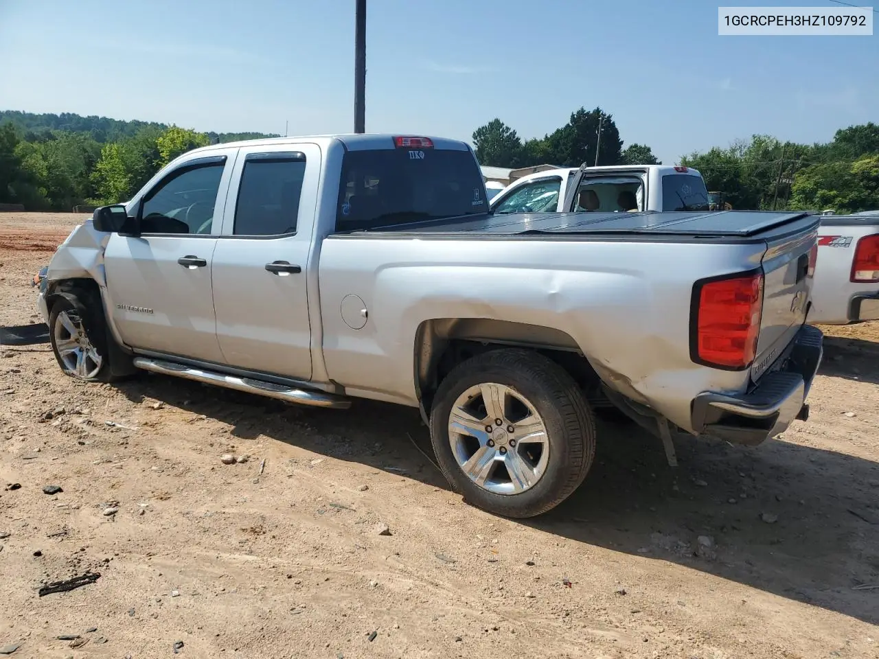 2017 Chevrolet Silverado C1500 Custom VIN: 1GCRCPEH3HZ109792 Lot: 62691605