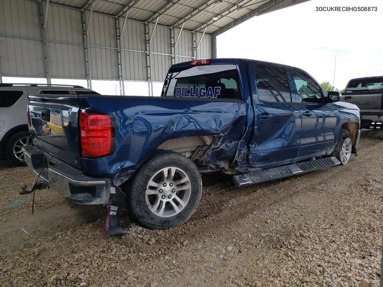 2017 Chevrolet Silverado K1500 Lt VIN: 3GCUKREC8HG508873 Lot: 62741385