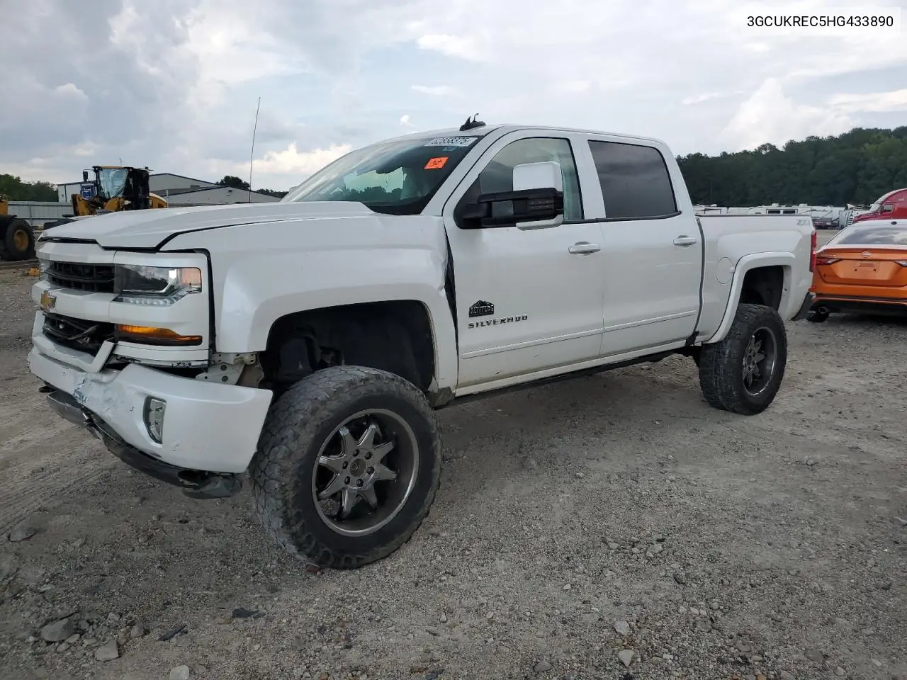 2017 Chevrolet Silverado K1500 Lt VIN: 3GCUKREC5HG433890 Lot: 62858375