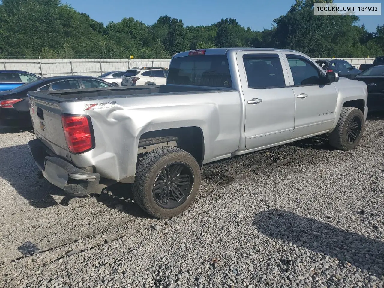 2017 Chevrolet Silverado K1500 Lt VIN: 1GCUKREC9HF184933 Lot: 65531775
