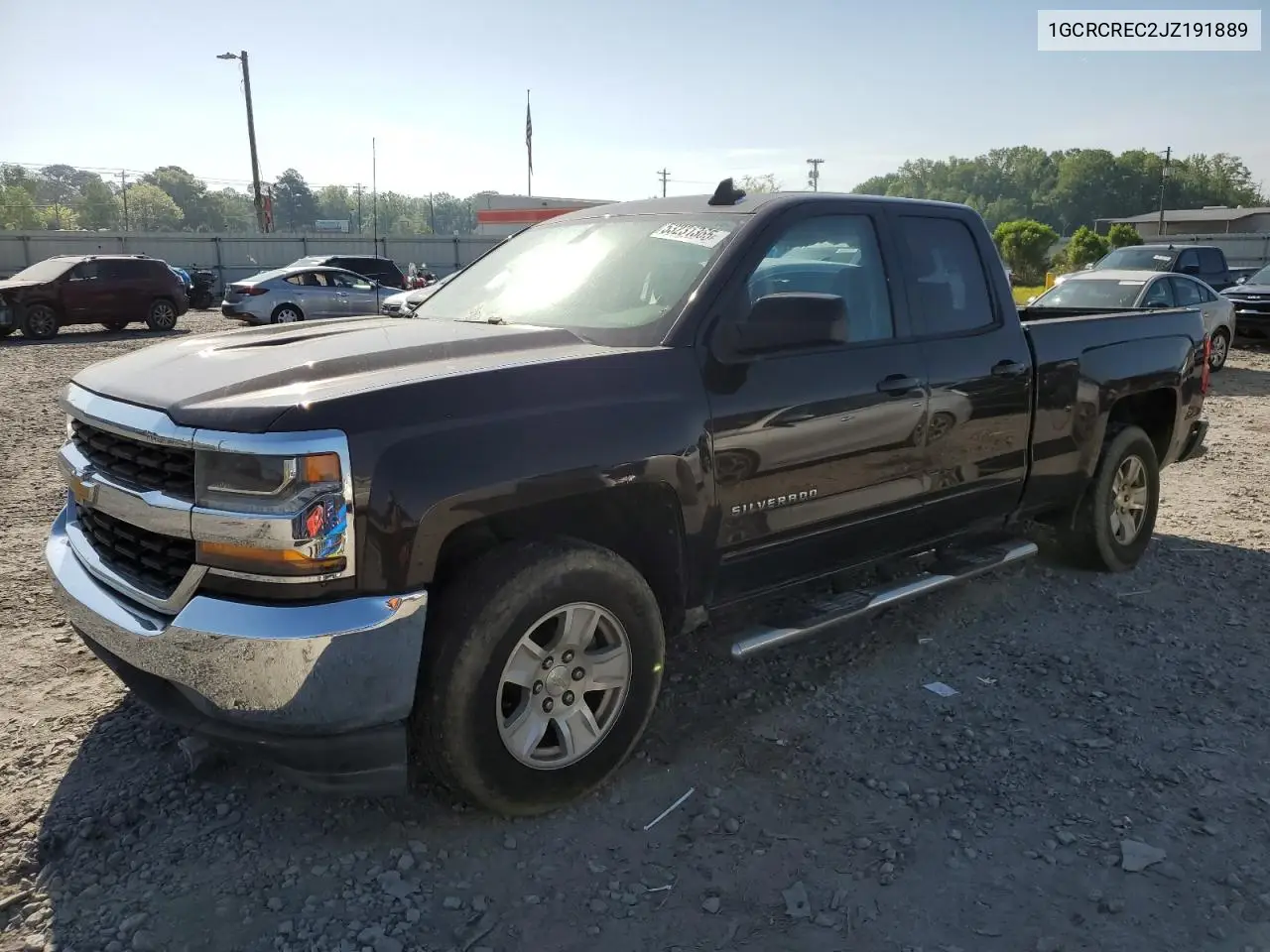 2018 Chevrolet Silverado C1500 Lt VIN: 1GCRCREC2JZ191889 Lot: 53231365