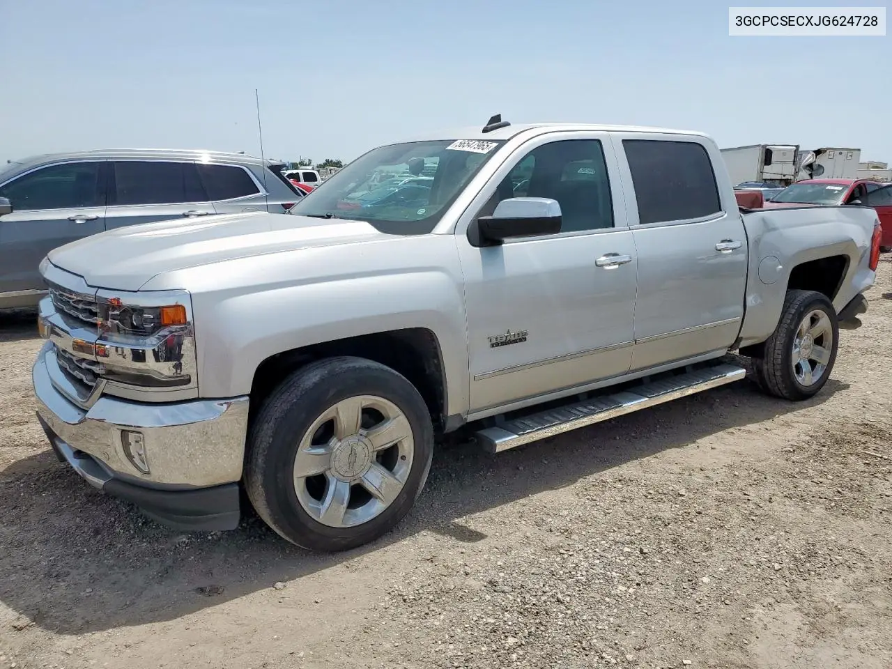 2018 Chevrolet Silverado C1500 Ltz VIN: 3GCPCSECXJG624728 Lot: 56547965