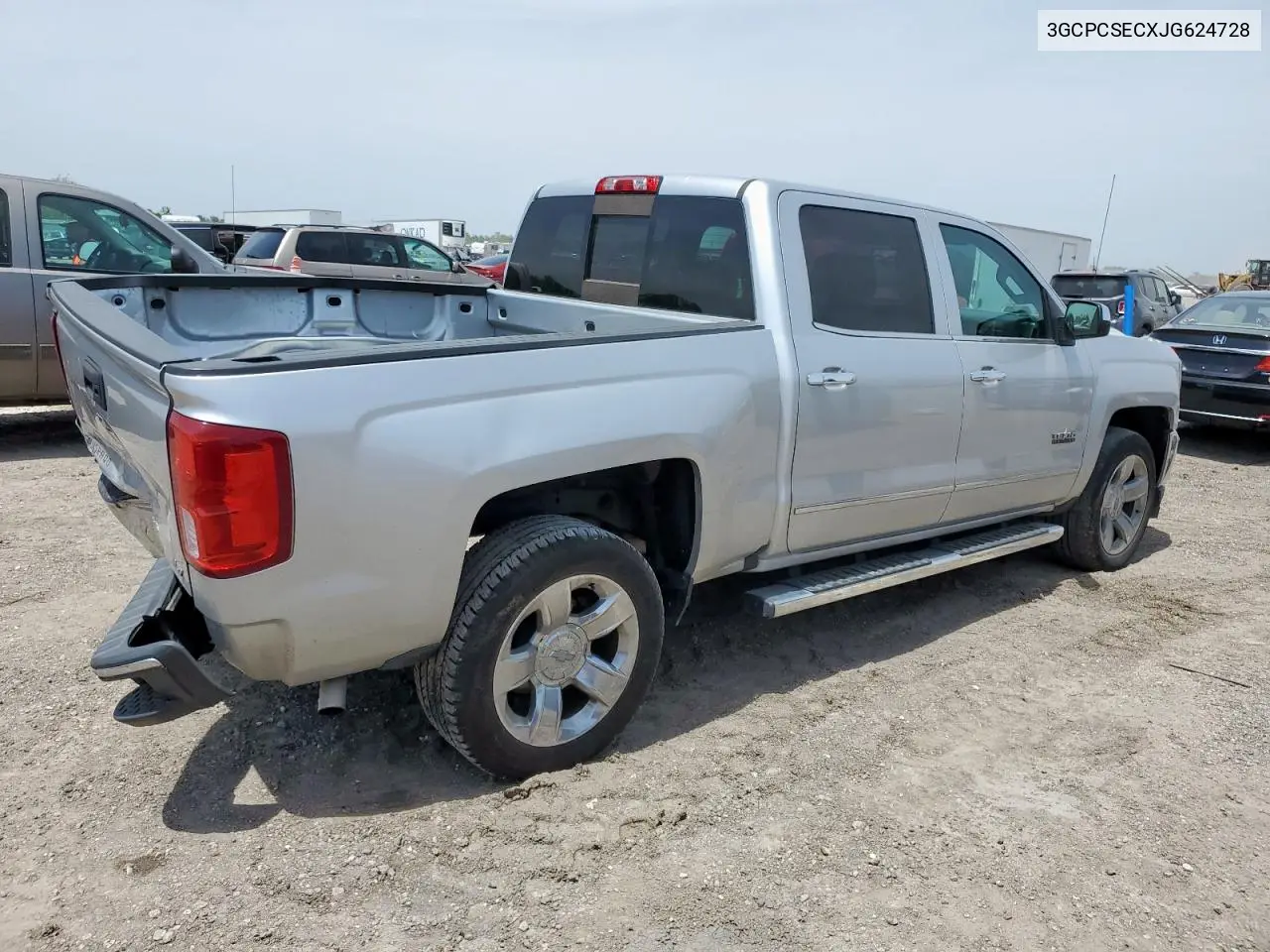 2018 Chevrolet Silverado C1500 Ltz VIN: 3GCPCSECXJG624728 Lot: 56547965