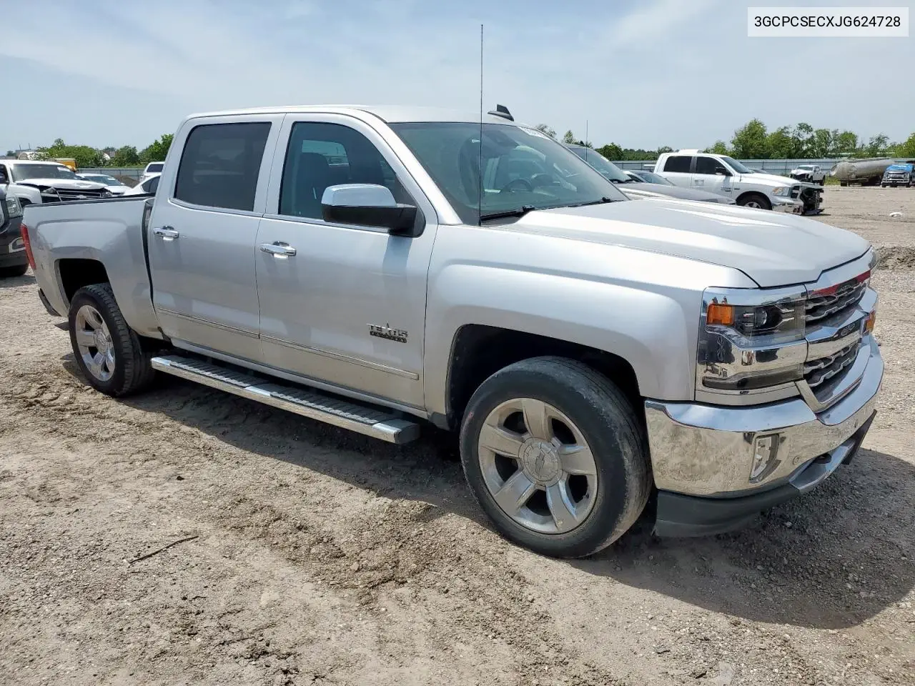 2018 Chevrolet Silverado C1500 Ltz VIN: 3GCPCSECXJG624728 Lot: 56547965