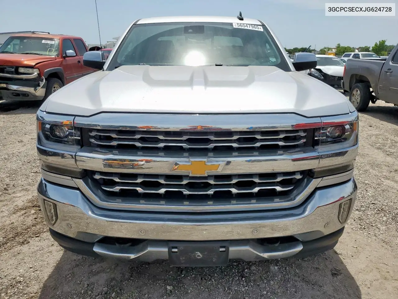 2018 Chevrolet Silverado C1500 Ltz VIN: 3GCPCSECXJG624728 Lot: 56547965