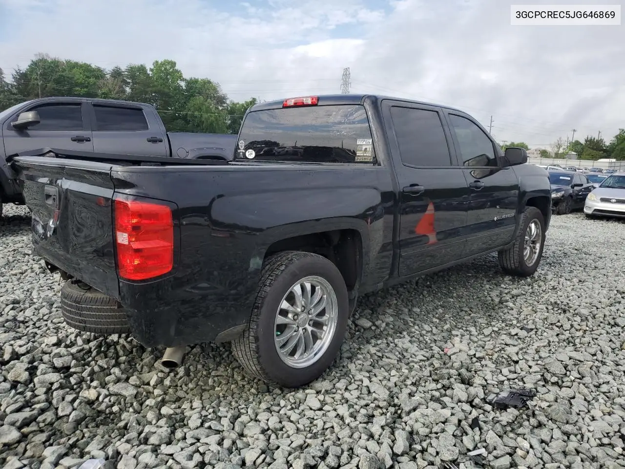 2018 Chevrolet Silverado C1500 Lt VIN: 3GCPCREC5JG646869 Lot: 56890805