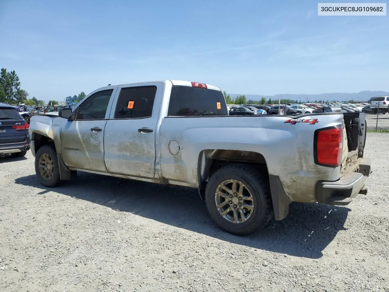 2018 Chevrolet Silverado K1500 Custom VIN: 3GCUKPEC8JG109682 Lot: 60034645