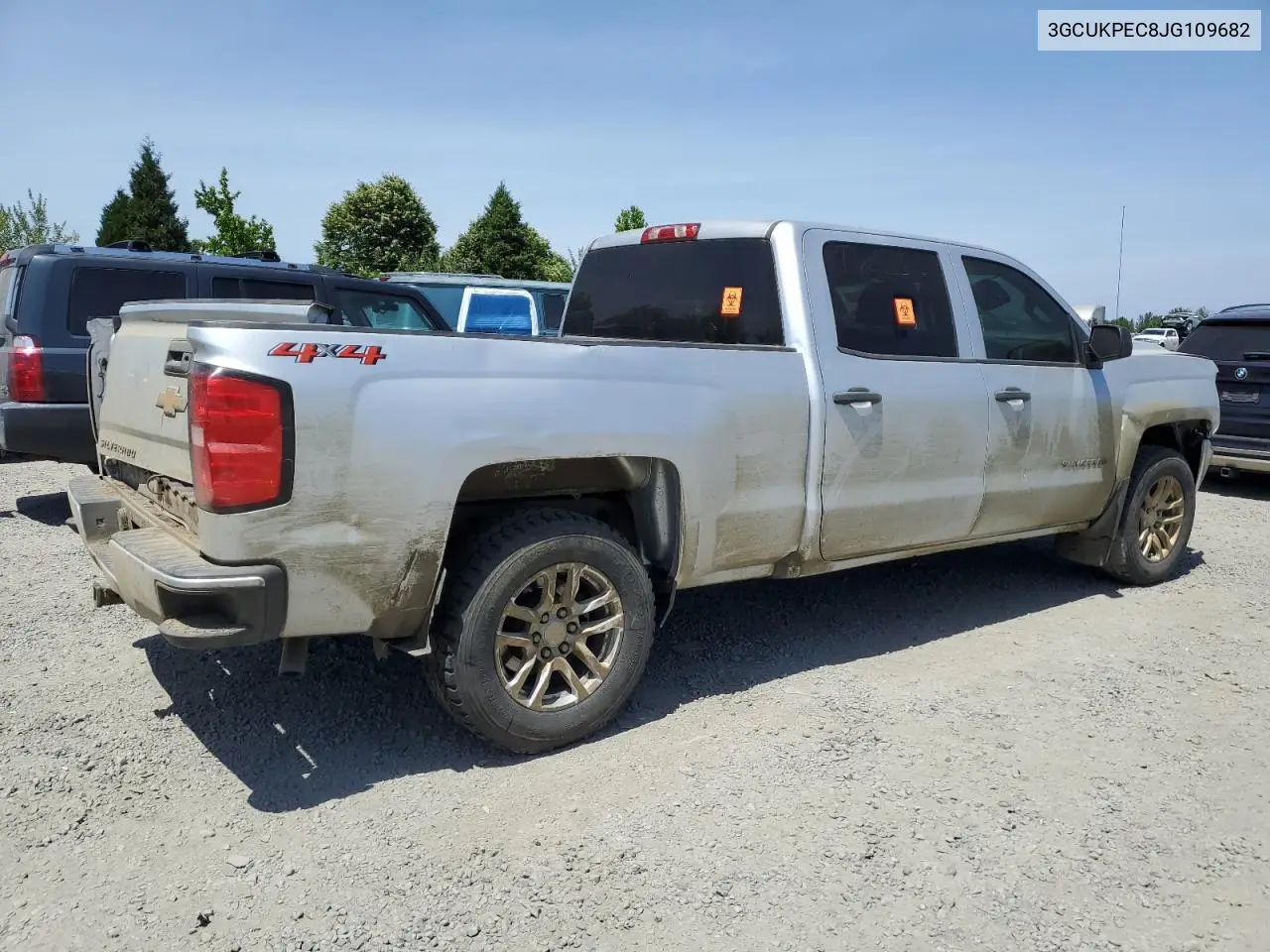 2018 Chevrolet Silverado K1500 Custom VIN: 3GCUKPEC8JG109682 Lot: 60034645