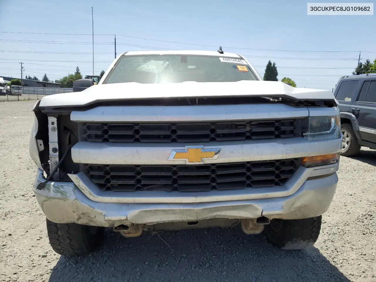 2018 Chevrolet Silverado K1500 Custom VIN: 3GCUKPEC8JG109682 Lot: 60034645