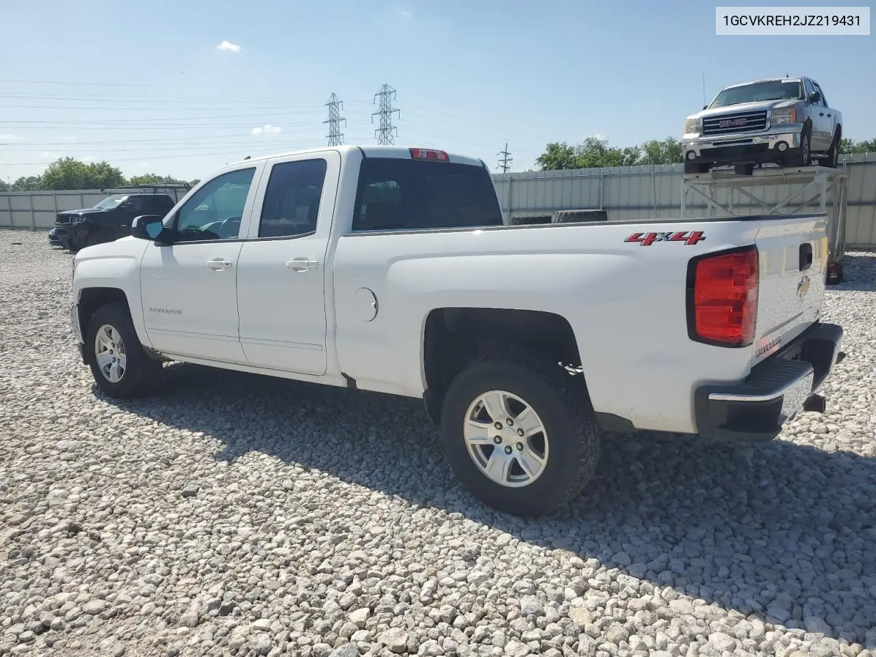 2018 Chevrolet Silverado K1500 Lt VIN: 1GCVKREH2JZ219431 Lot: 61997895