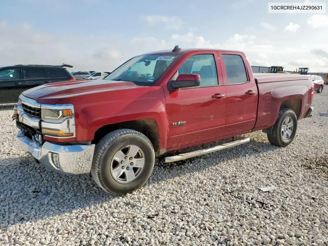 2018 Chevrolet Silverado C1500 Lt VIN: 1GCRCREH4JZ290631 Lot: 62286695