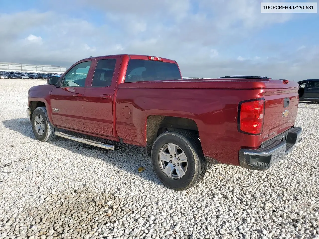 2018 Chevrolet Silverado C1500 Lt VIN: 1GCRCREH4JZ290631 Lot: 62286695
