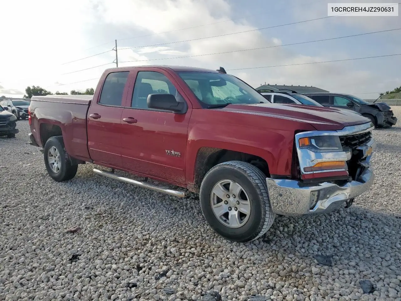 2018 Chevrolet Silverado C1500 Lt VIN: 1GCRCREH4JZ290631 Lot: 62286695