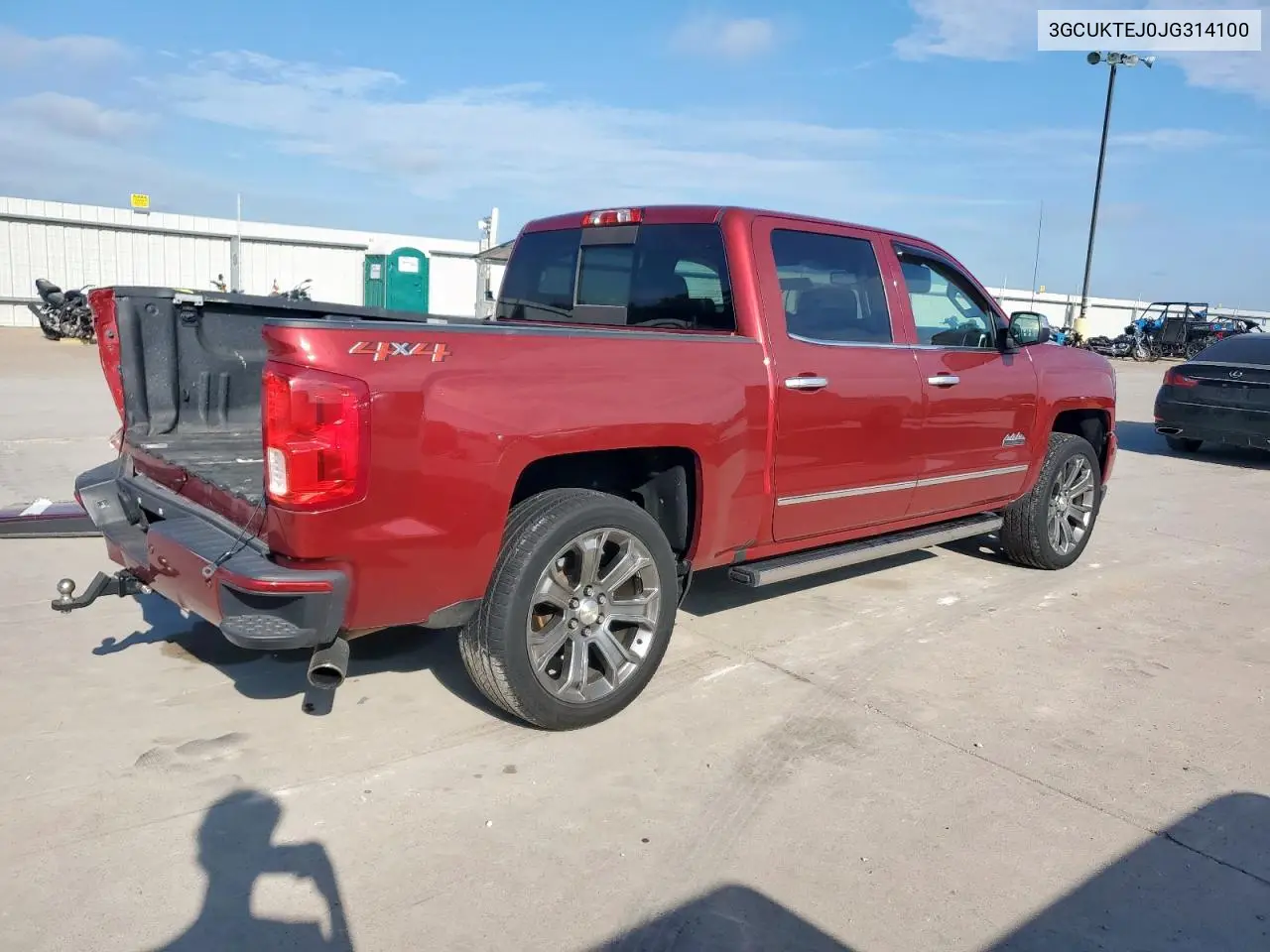 2018 Chevrolet Silverado K1500 High Country VIN: 3GCUKTEJ0JG314100 Lot: 62481995
