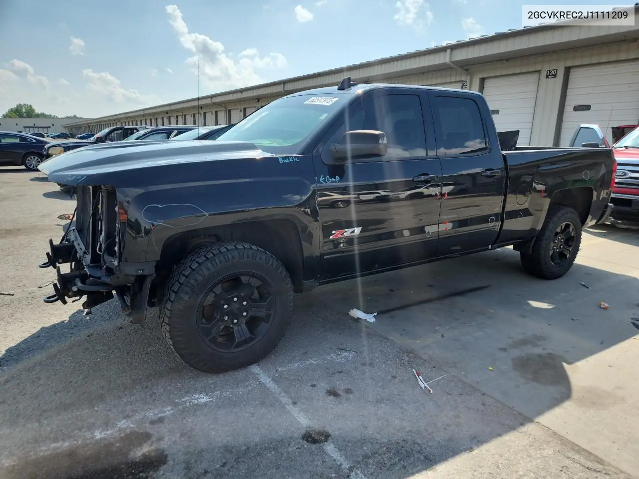 2018 Chevrolet Silverado K1500 Lt VIN: 2GCVKREC2J1111209 Lot: 62512975