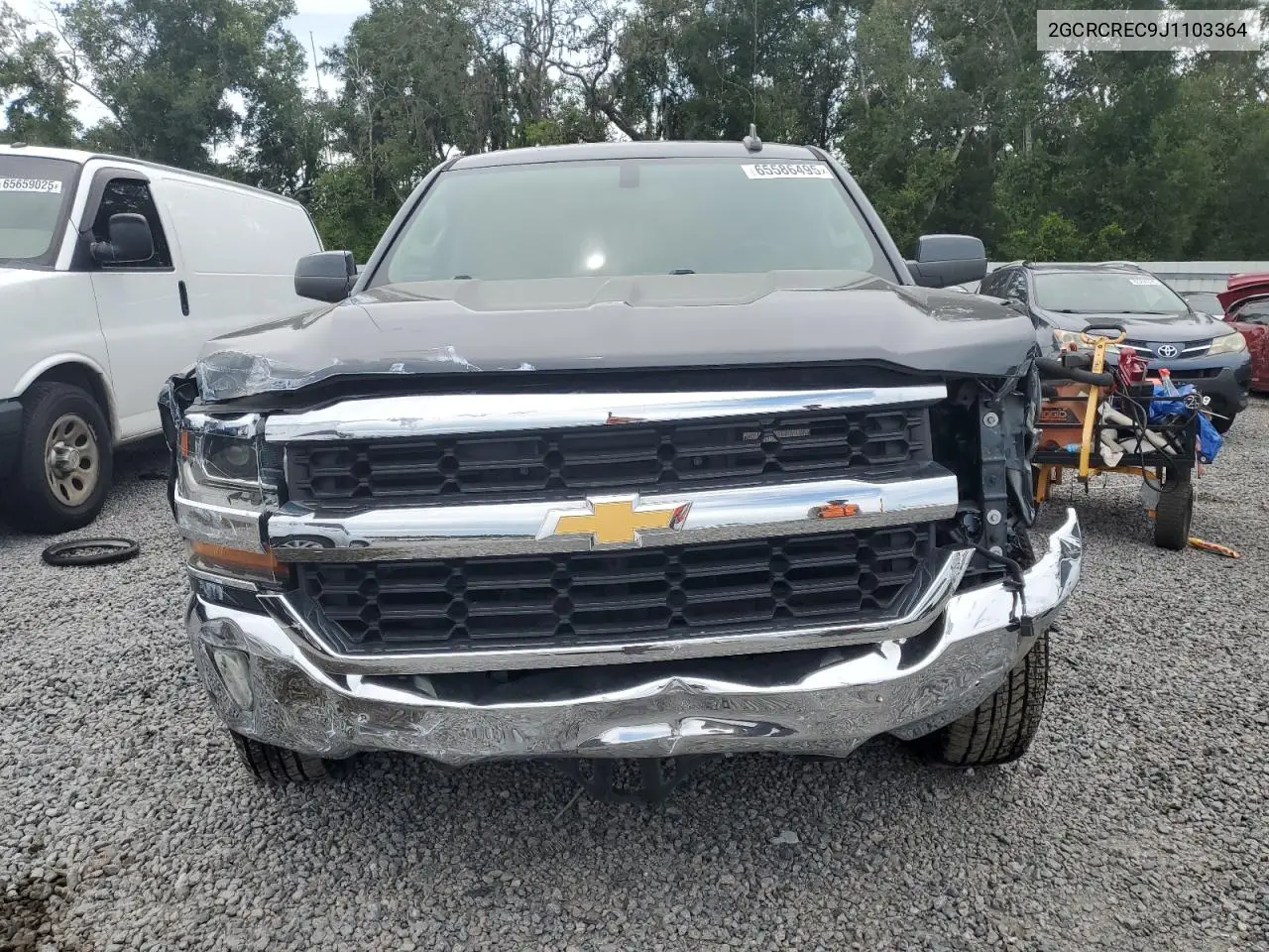 2018 Chevrolet Silverado C1500 Lt VIN: 2GCRCREC9J1103364 Lot: 65586495