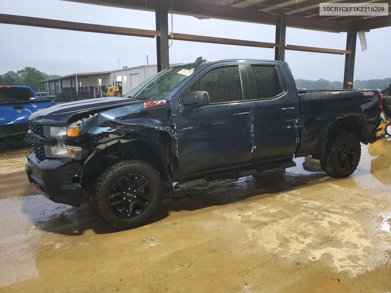 2019 Chevrolet Silverado K1500 Trail Boss Custom VIN: 1GCRYCEF1KZ216209 Lot: 53516735