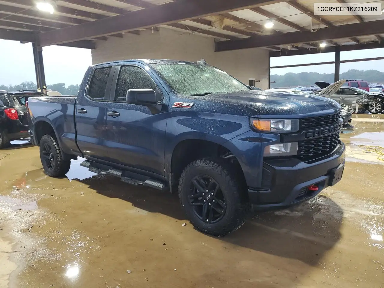 2019 Chevrolet Silverado K1500 Trail Boss Custom VIN: 1GCRYCEF1KZ216209 Lot: 53516735