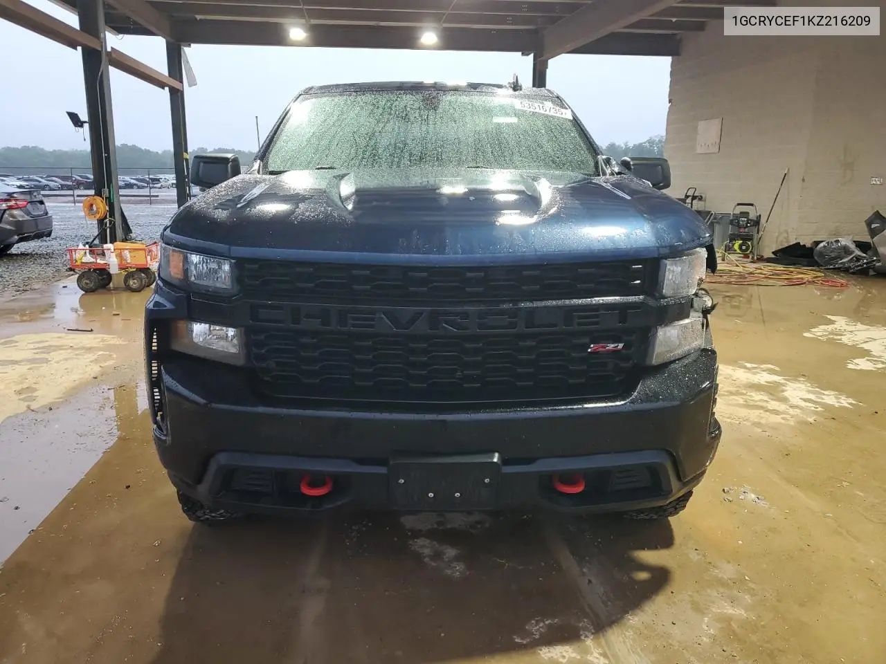 2019 Chevrolet Silverado K1500 Trail Boss Custom VIN: 1GCRYCEF1KZ216209 Lot: 53516735