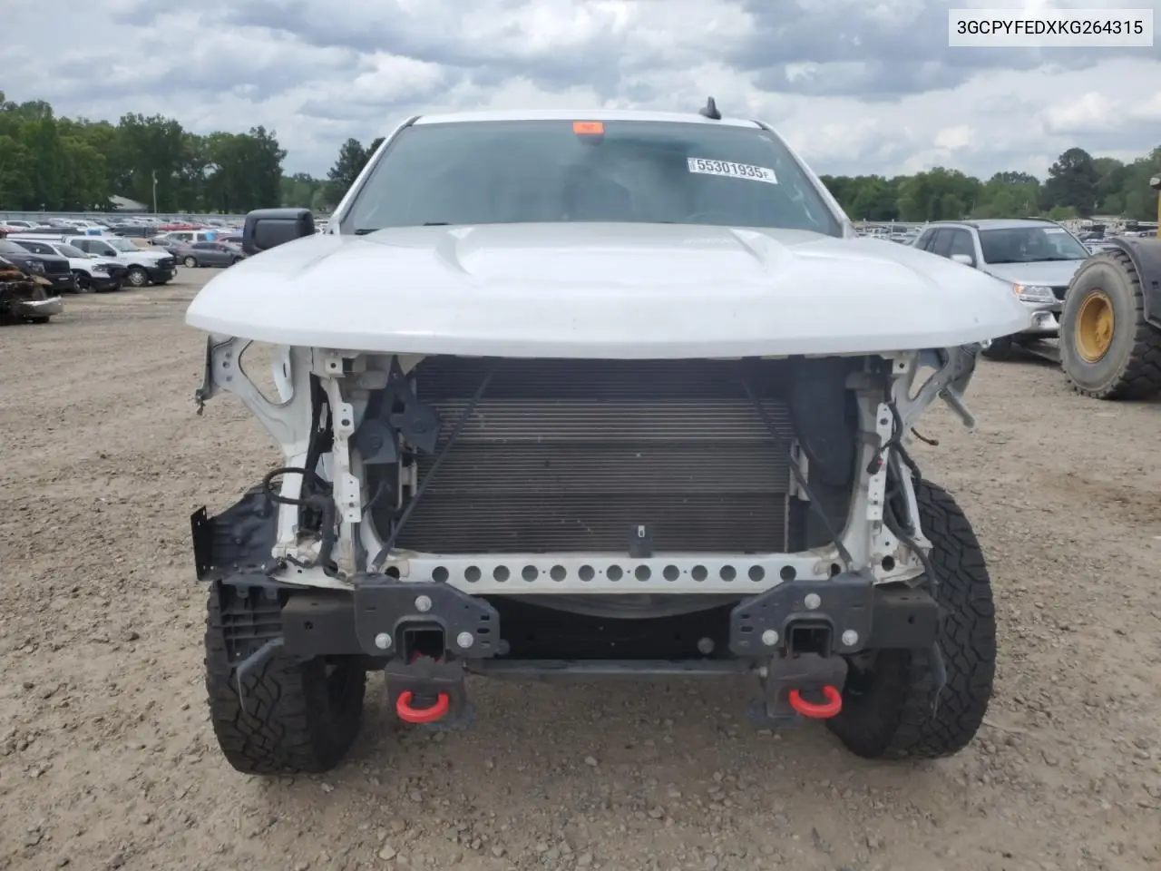 2019 Chevrolet Silverado K1500 Lt Trail Boss VIN: 3GCPYFEDXKG264315 Lot: 55301935