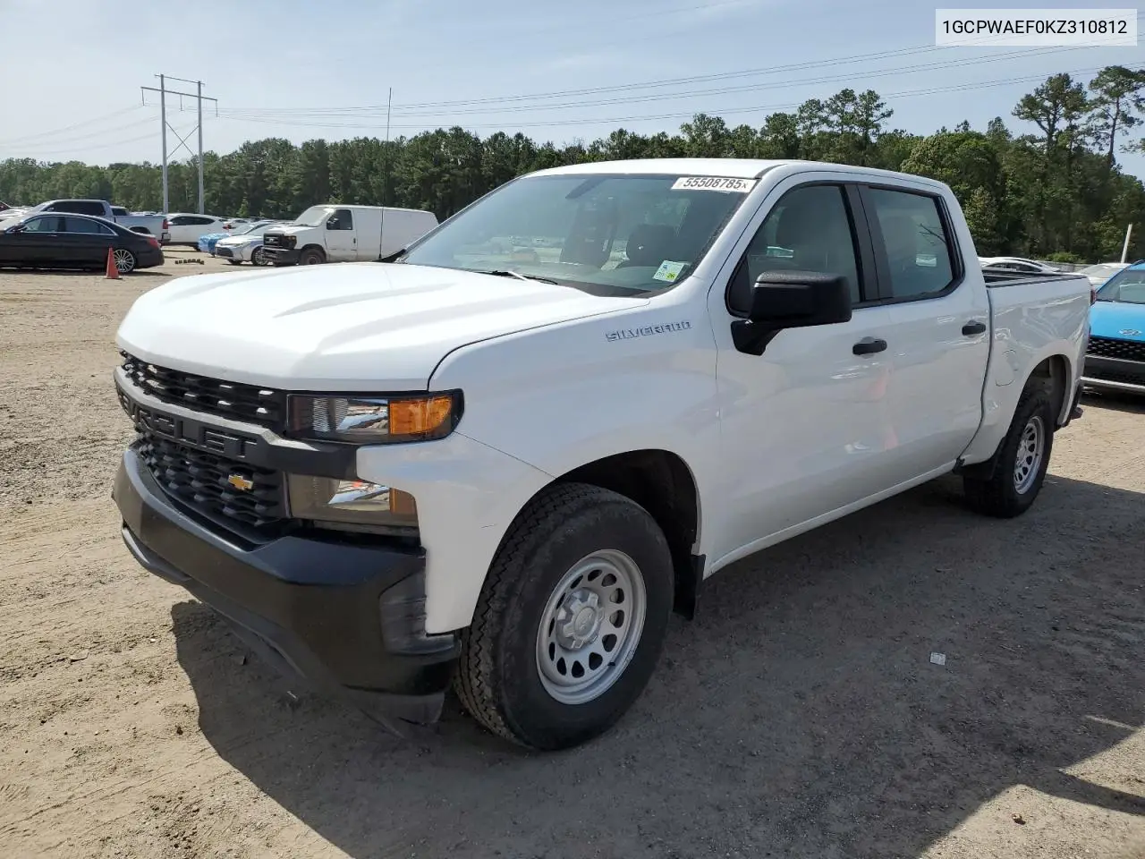 1gcpwaef0kz310812 1GCPWAEF0KZ310812 2019 Chevrolet Silverado C1500
