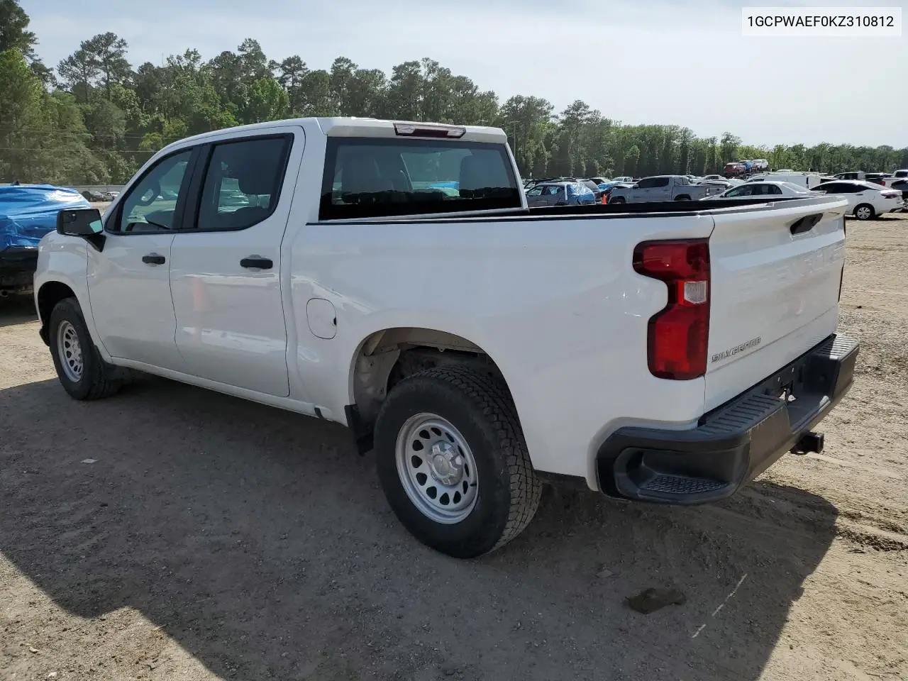 1gcpwaef0kz310812 1GCPWAEF0KZ310812 2019 Chevrolet Silverado C1500