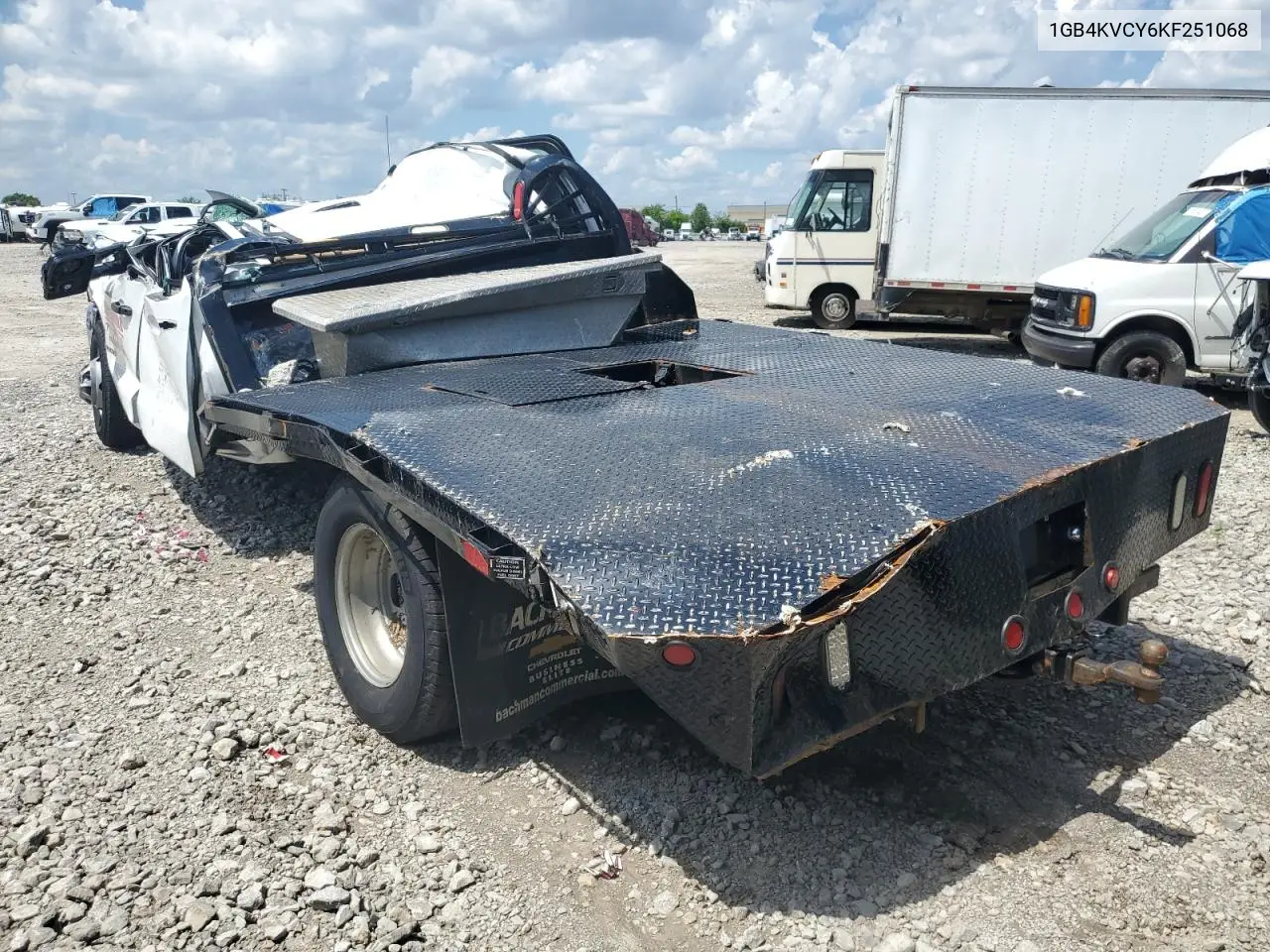 2019 Chevrolet Silverado K3500 VIN: 1GB4KVCY6KF251068 Lot: 56331295
