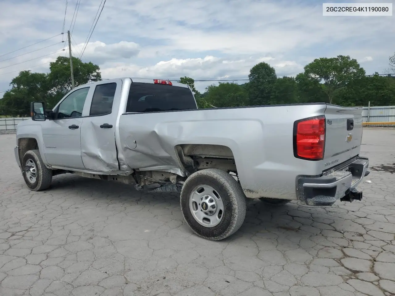 2019 Chevrolet Silverado C2500 Heavy Duty VIN: 2GC2CREG4K1190080 Lot: 56369635
