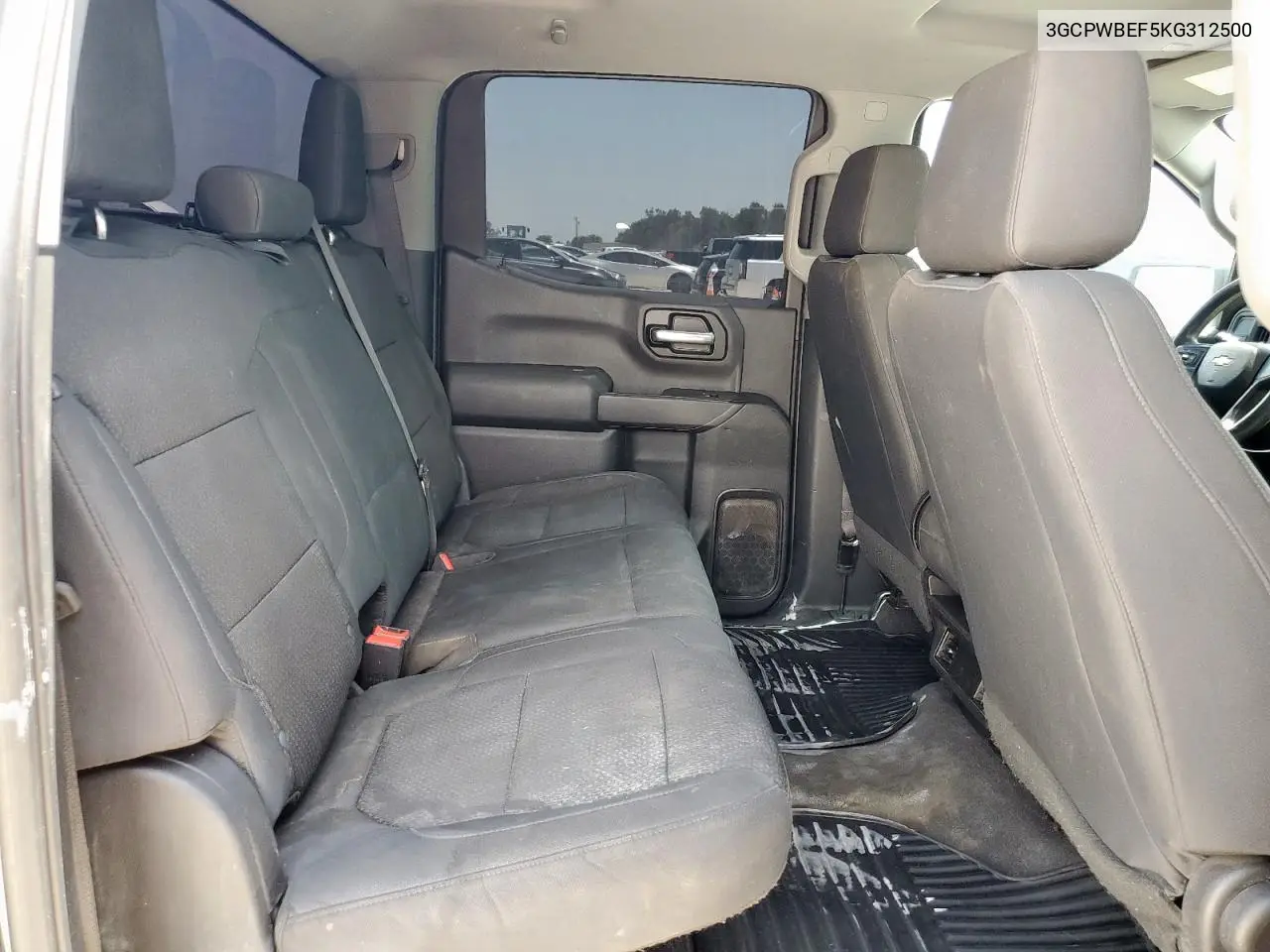 2019 Chevrolet Silverado C1500 Custom VIN: 3GCPWBEF5KG312500 Lot: 57147125