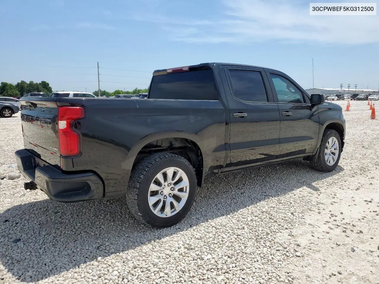 2019 Chevrolet Silverado C1500 Custom VIN: 3GCPWBEF5KG312500 Lot: 57147125