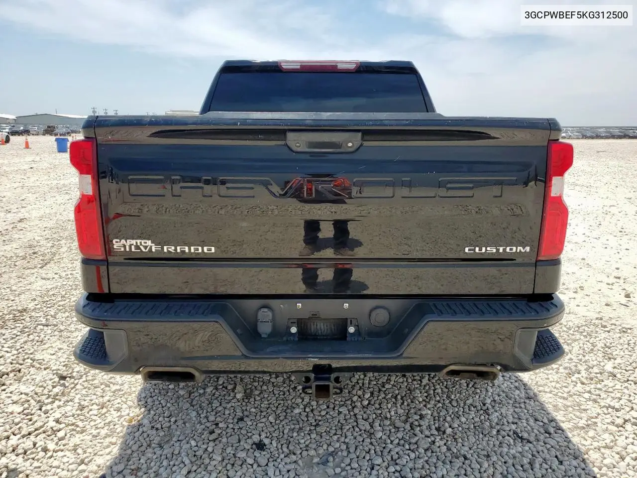 2019 Chevrolet Silverado C1500 Custom VIN: 3GCPWBEF5KG312500 Lot: 57147125