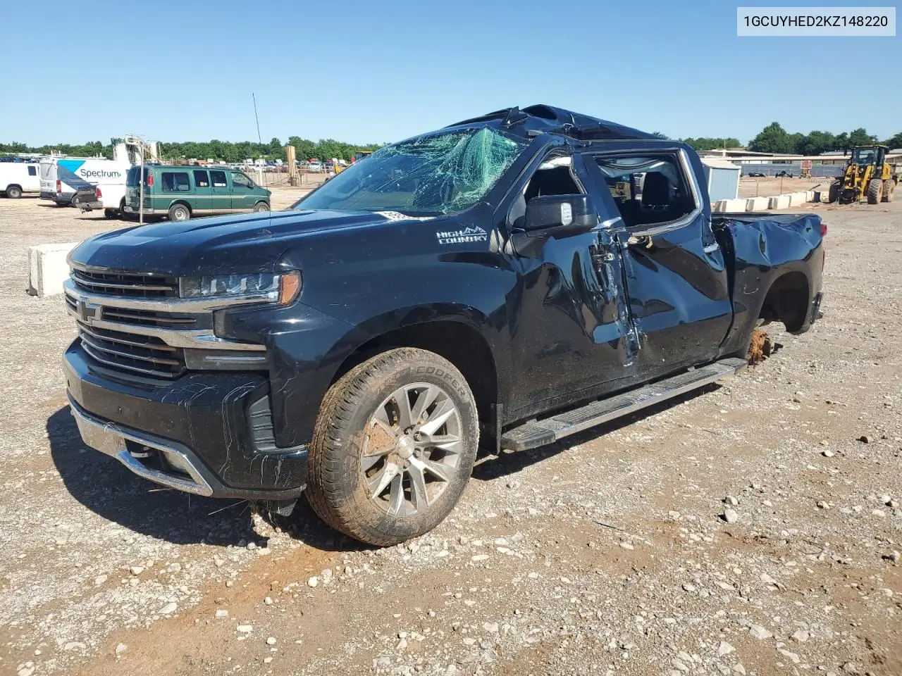 2019 Chevrolet Silverado K1500 High Country VIN: 1GCUYHED2KZ148220 Lot: 58994095